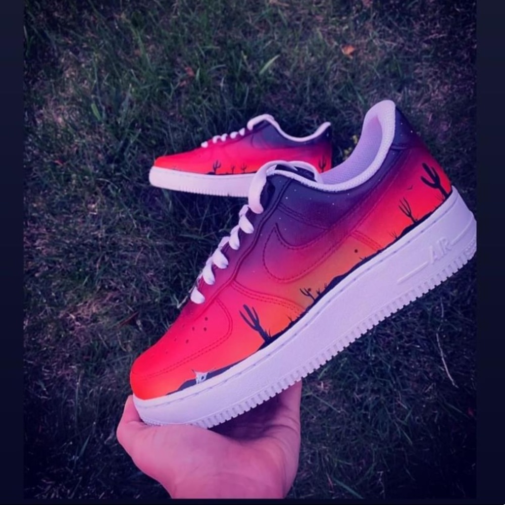 Custom Arizona Sunset Nike AF1